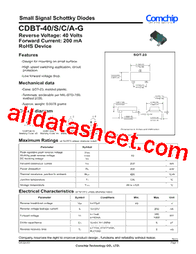 CDBT-40 Datasheet PDF - Comchip Technology