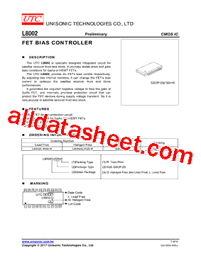 L8002L-R20-R Datasheet PDF - Unisonic Technologies