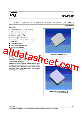 GS-R24P Datasheet PDF - STMicroelectronics
