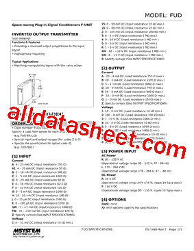 FUD-KG-R./Q Datasheet PDF - M-System Co.,Ltd.