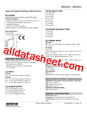 M2AS1-6413-R2/N Datasheet PDF - M-System Co.,Ltd.