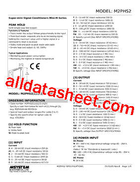 M2PHS2W-164-R2/N Datasheet PDF - M-System Co.,Ltd.
