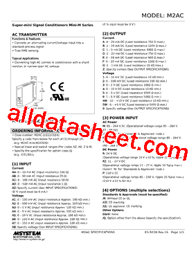 M2AC-ADF-R2/CE Datasheet PDF - M-System Co.,Ltd.