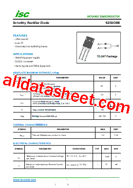 S25SC6M Datasheet PDF - Inchange Semiconductor Company Limited