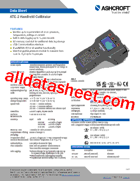 AM22CWCMMH2O/1500D Datasheet PDF - Ashcroft, Inc.