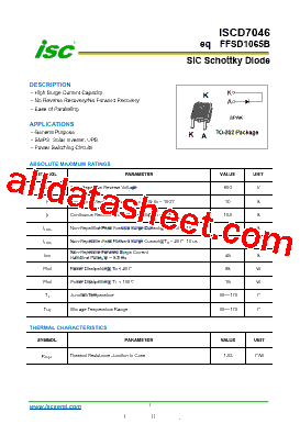 FFSD1065B Datasheet PDF - Inchange Semiconductor Company Limited