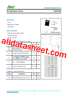 D30SC4M Datasheet PDF - Inchange Semiconductor Company Limited