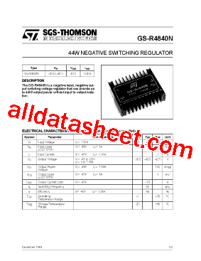 GS-R4840N Datasheet PDF - STMicroelectronics