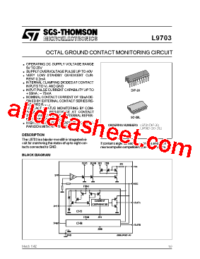 L9703 Datasheet PDF - STMicroelectronics