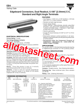 EB412R49 Datasheet PDF - Vishay Siliconix