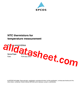 B57504K Datasheet PDF - EPCOS