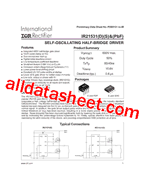 IR21531 Datasheet PDF - International Rectifier