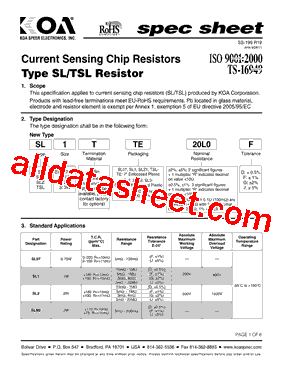 TS-16949 Datasheet PDF - List of Unclassifed Manufacturers