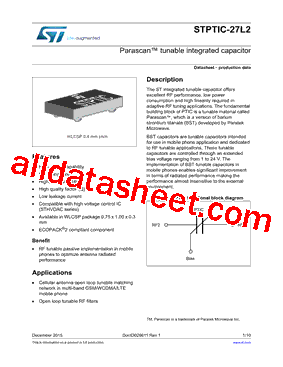 STPTIC-33L2C5 Datasheet PDF - STMicroelectronics
